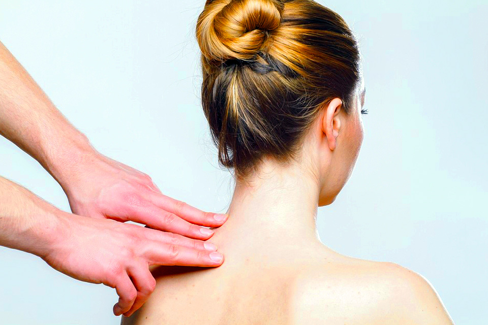 Seated neck and Shoulder Massage